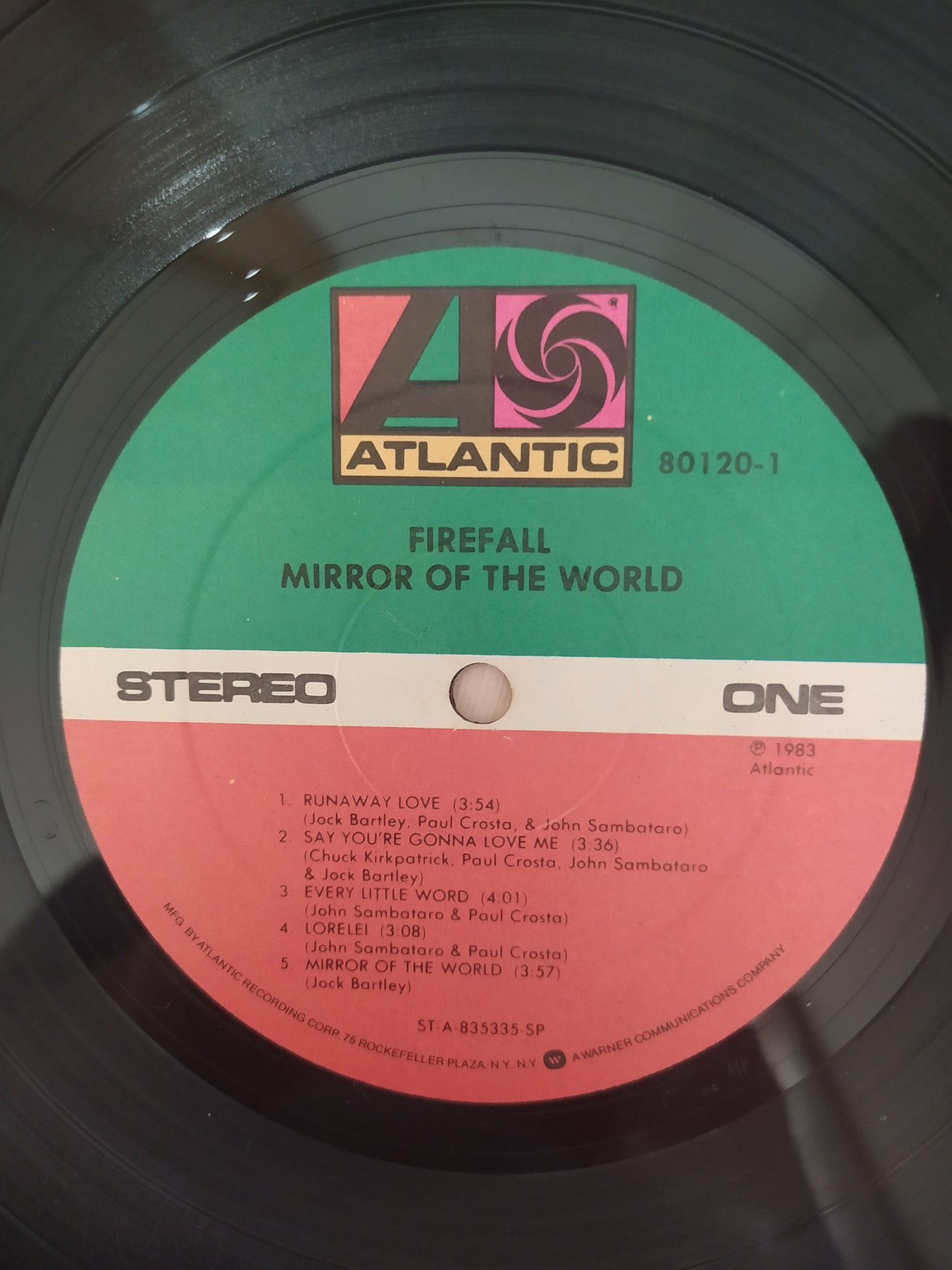 Lp Vinil Firefall Mirror Of The World Importado