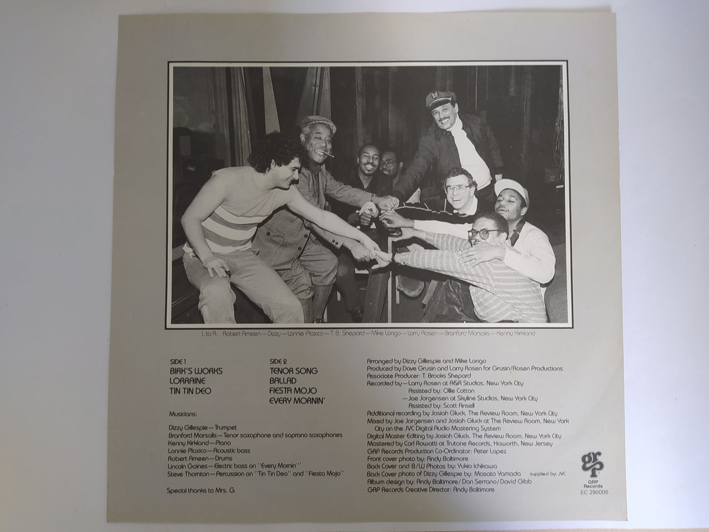 Lp Vinil Dizzy Gillespie New Faces Com Encarte