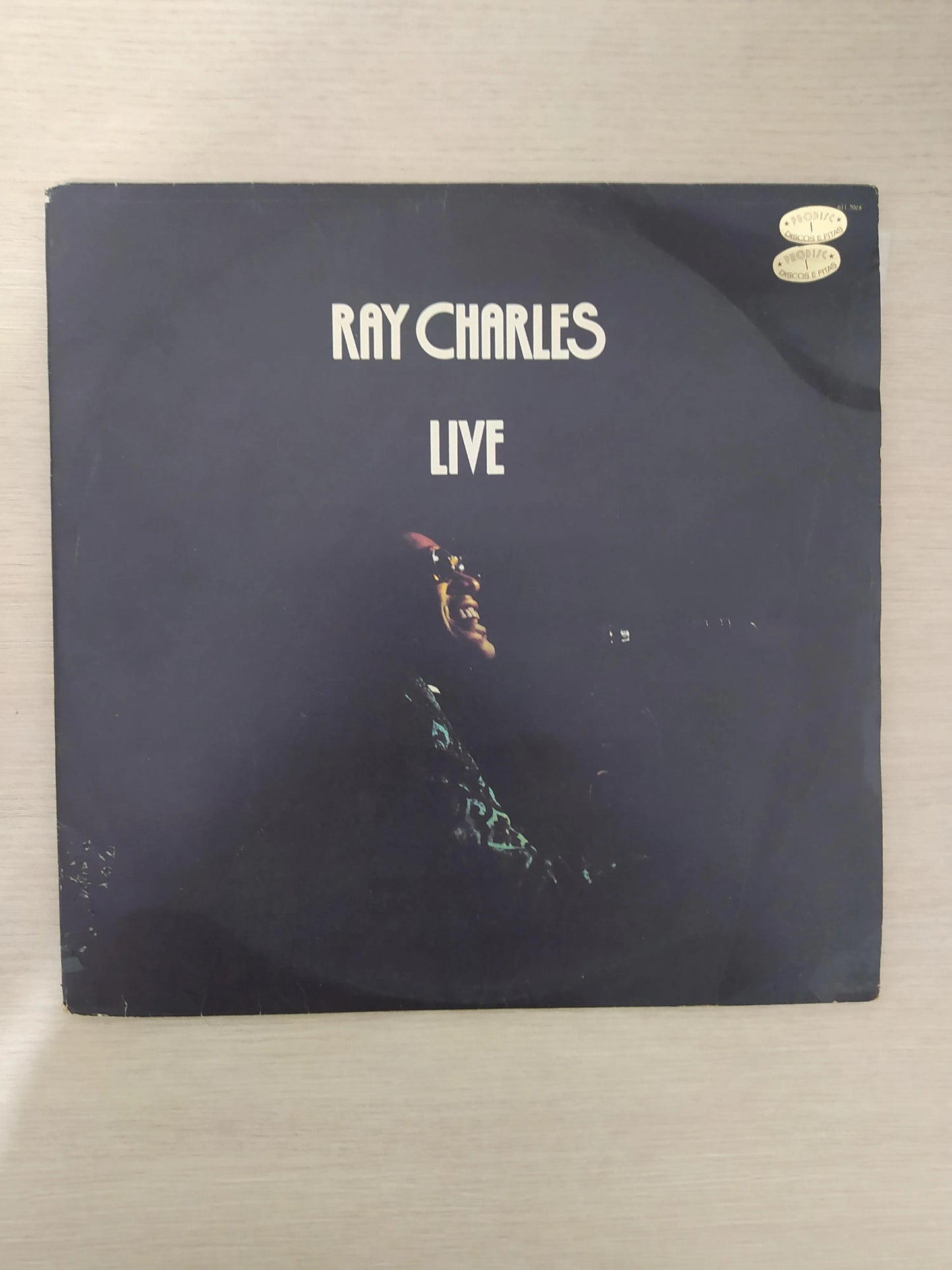 Lp Vinil Ray Charles Live Duplo