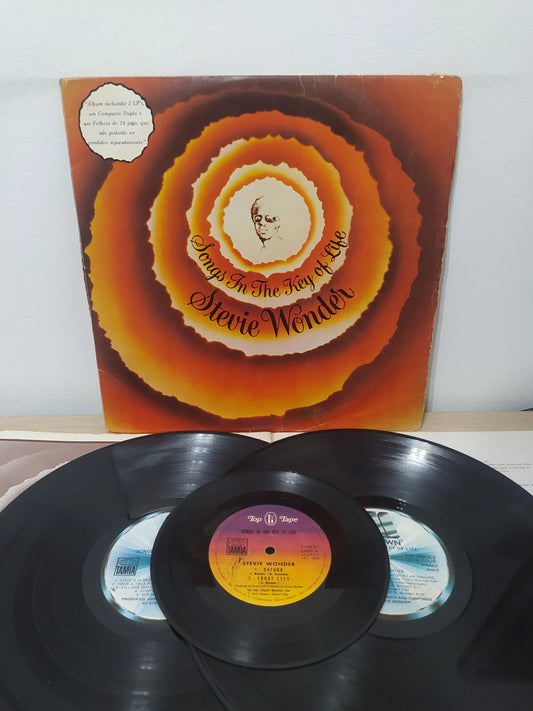 Lp Vinil Stevie Wonder Songs In The Key Life Completo Leia