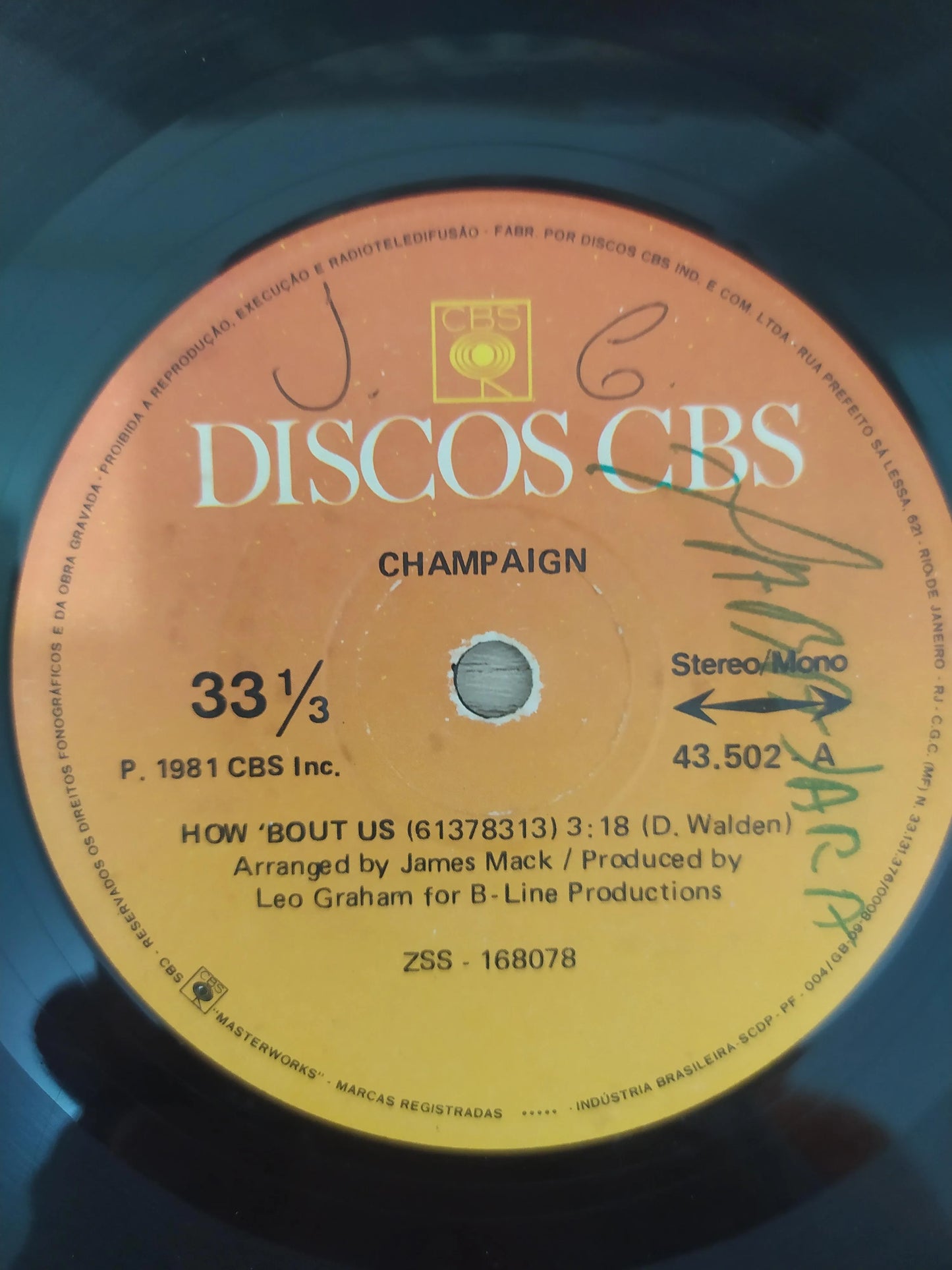 Vinil Compacto Champaign How'bout Us