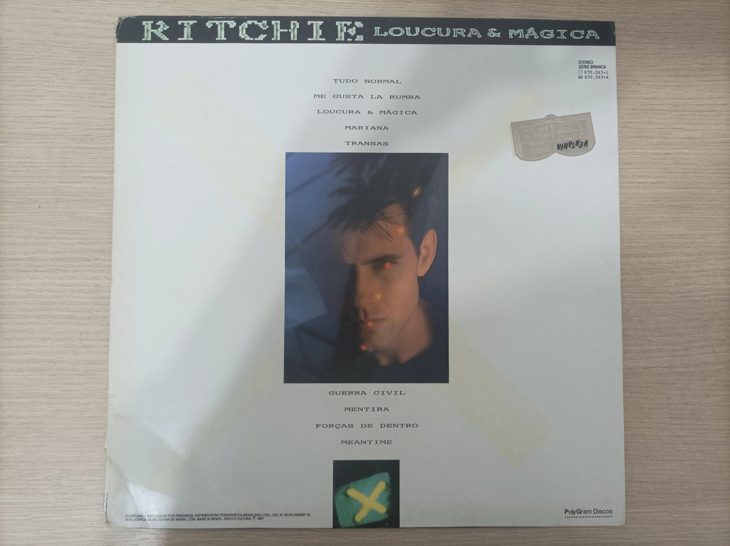 Lp Vinil Ritchie Loucura & Mágica Com Encarte