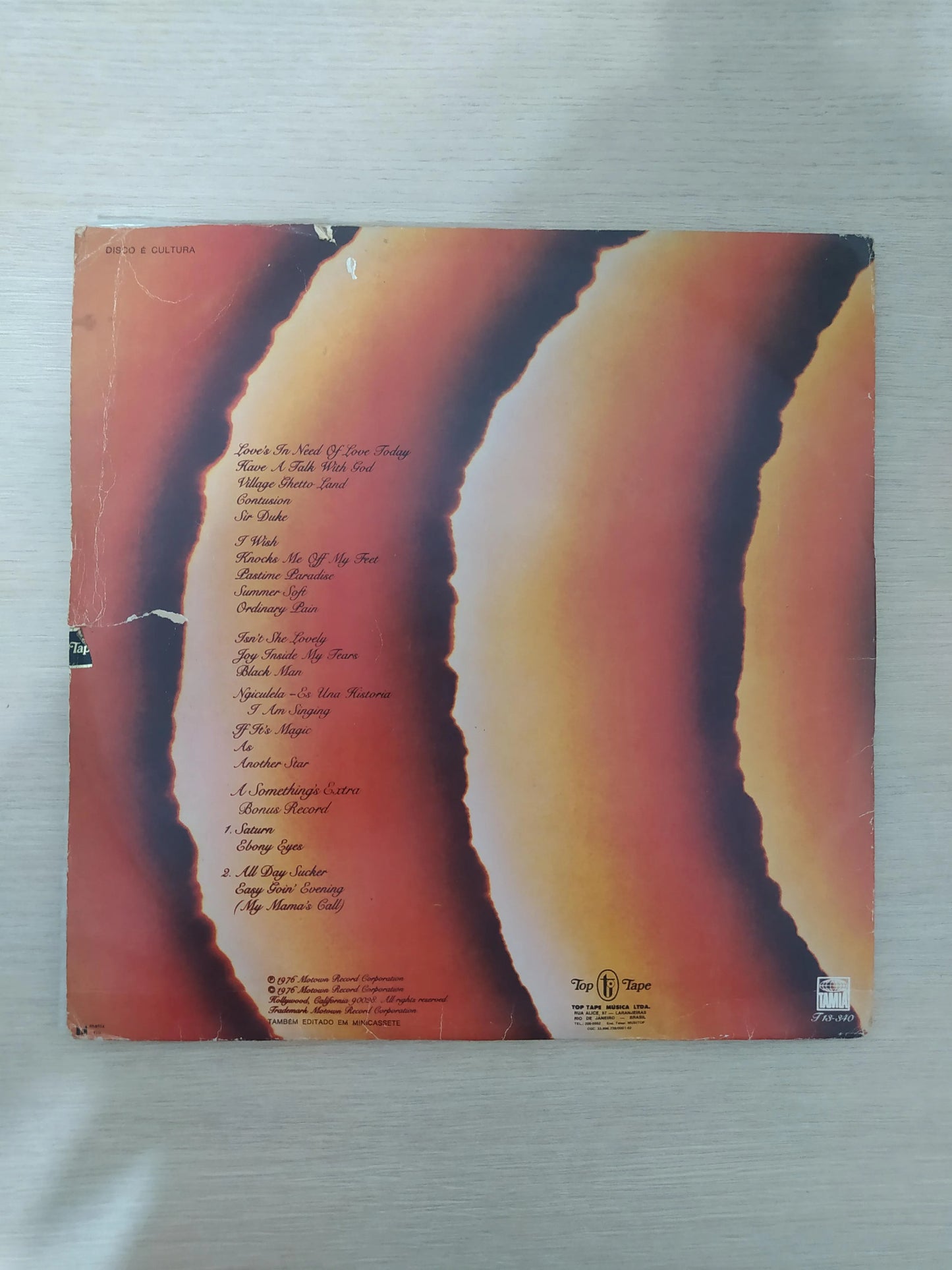 Lp Vinil Stevie Wonder Songs In The Key Life Completo Leia