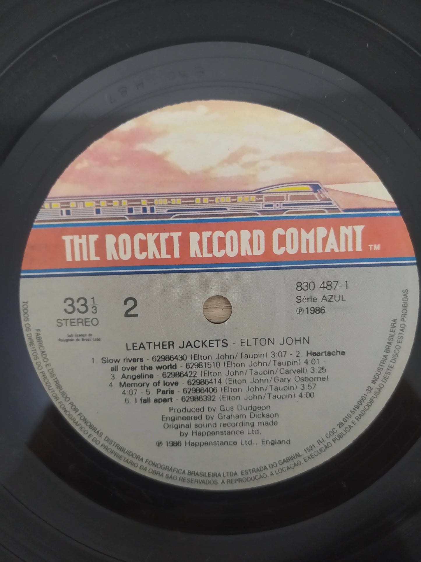 Lp Vinil Elton John Leather Jackets Com Encarte