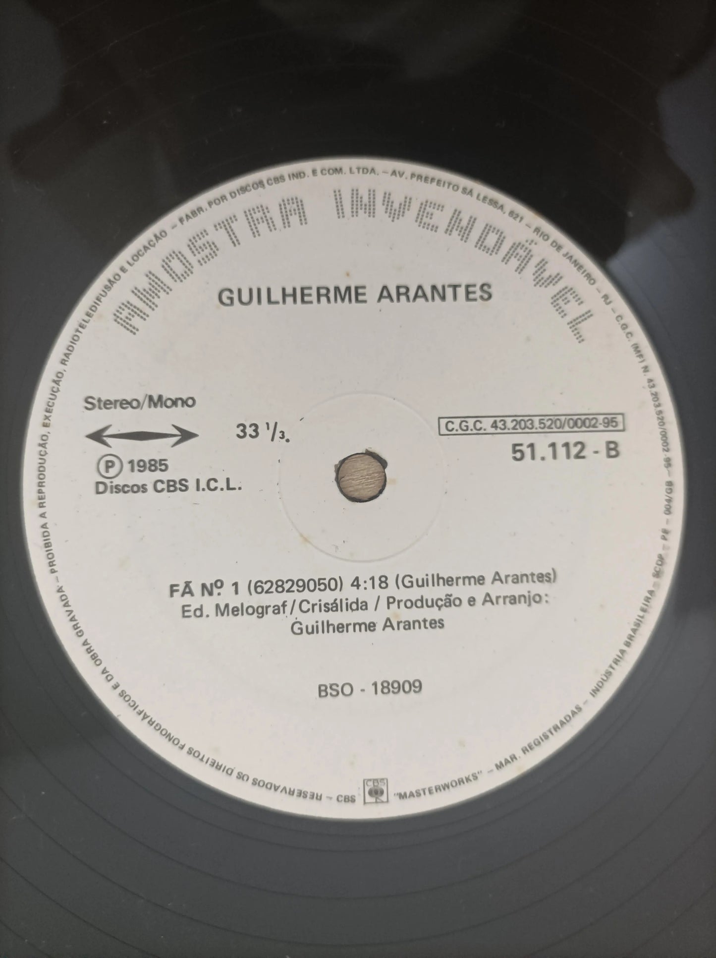 Lp Vinil Guilherme Arantes Despertar Com Encarte
