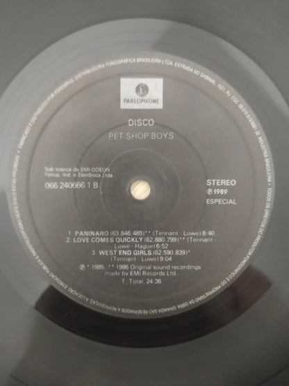 Lp Vinil Pet Shop Boys Disco Com Encarte