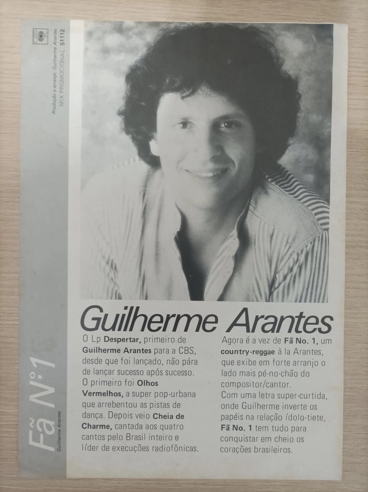 Lp Vinil Guilherme Arantes Despertar Com Encarte