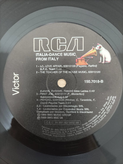 Disco Vinil Italia Dance Music from Italy A
