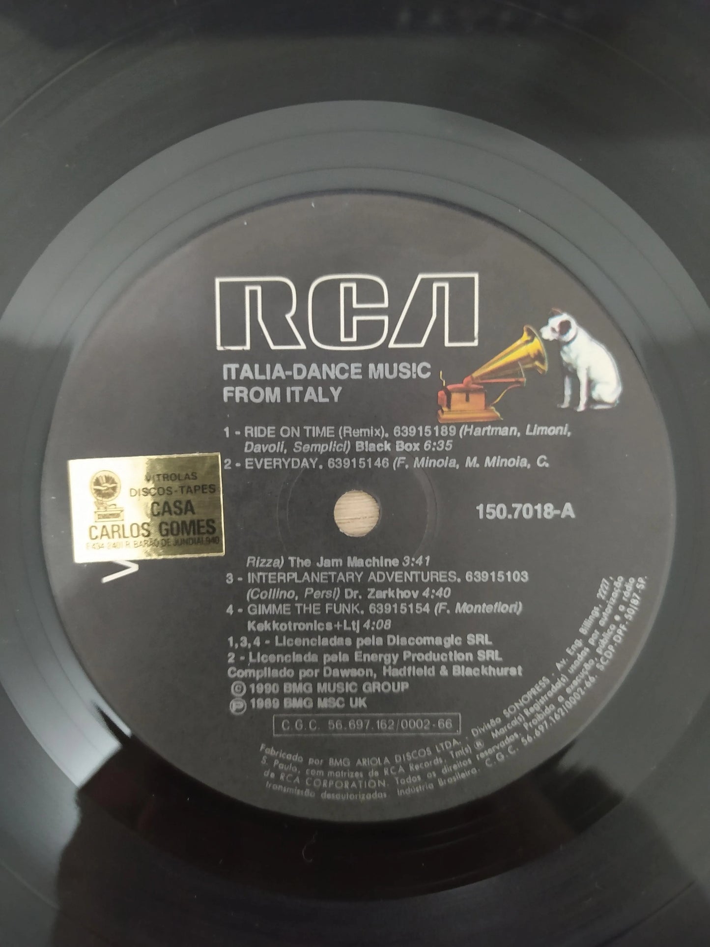 Lp Vinil Italia Dance Music From Italy