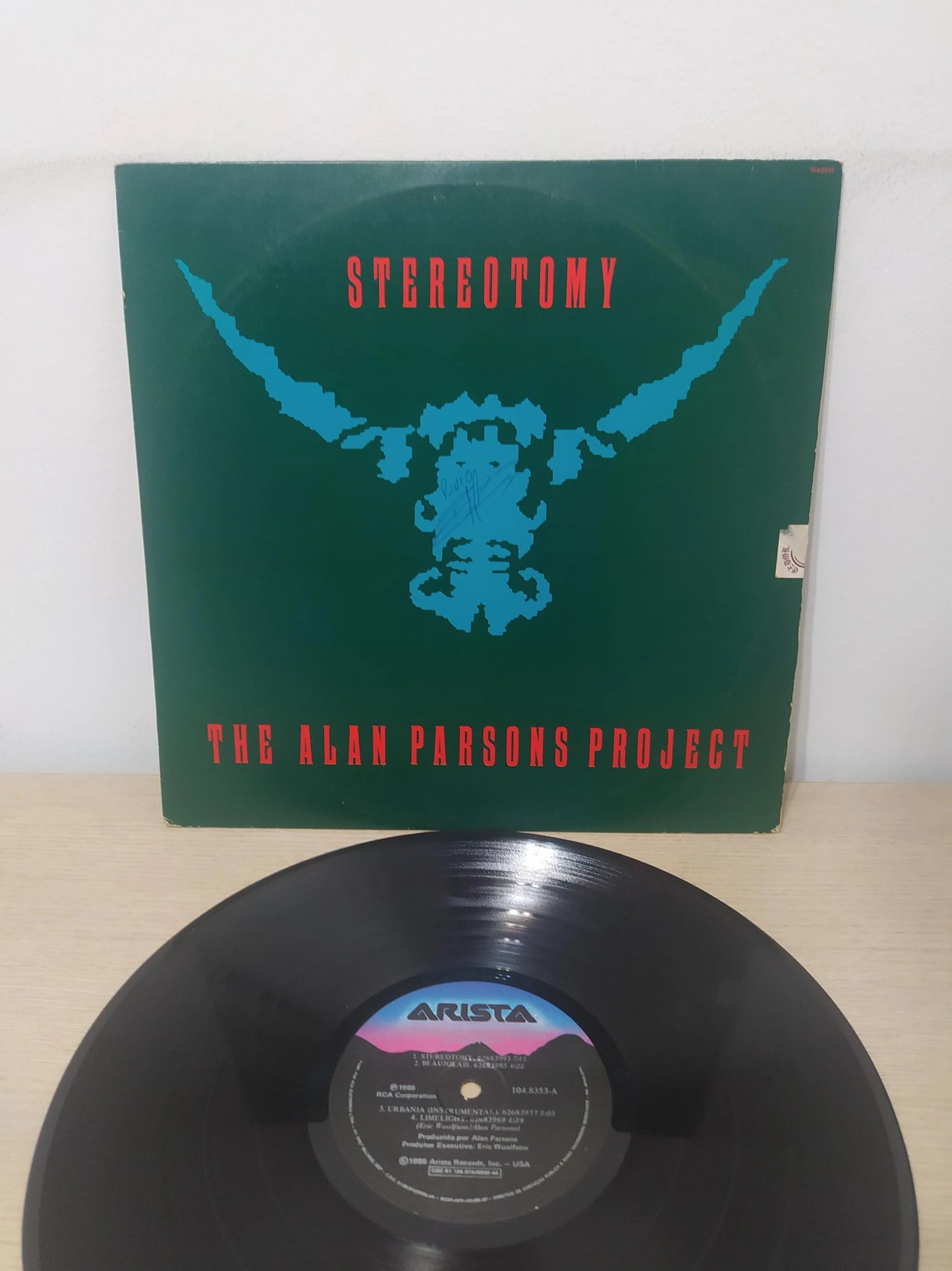 Disco Vinil Stereotomy The Alan Parsons Project A