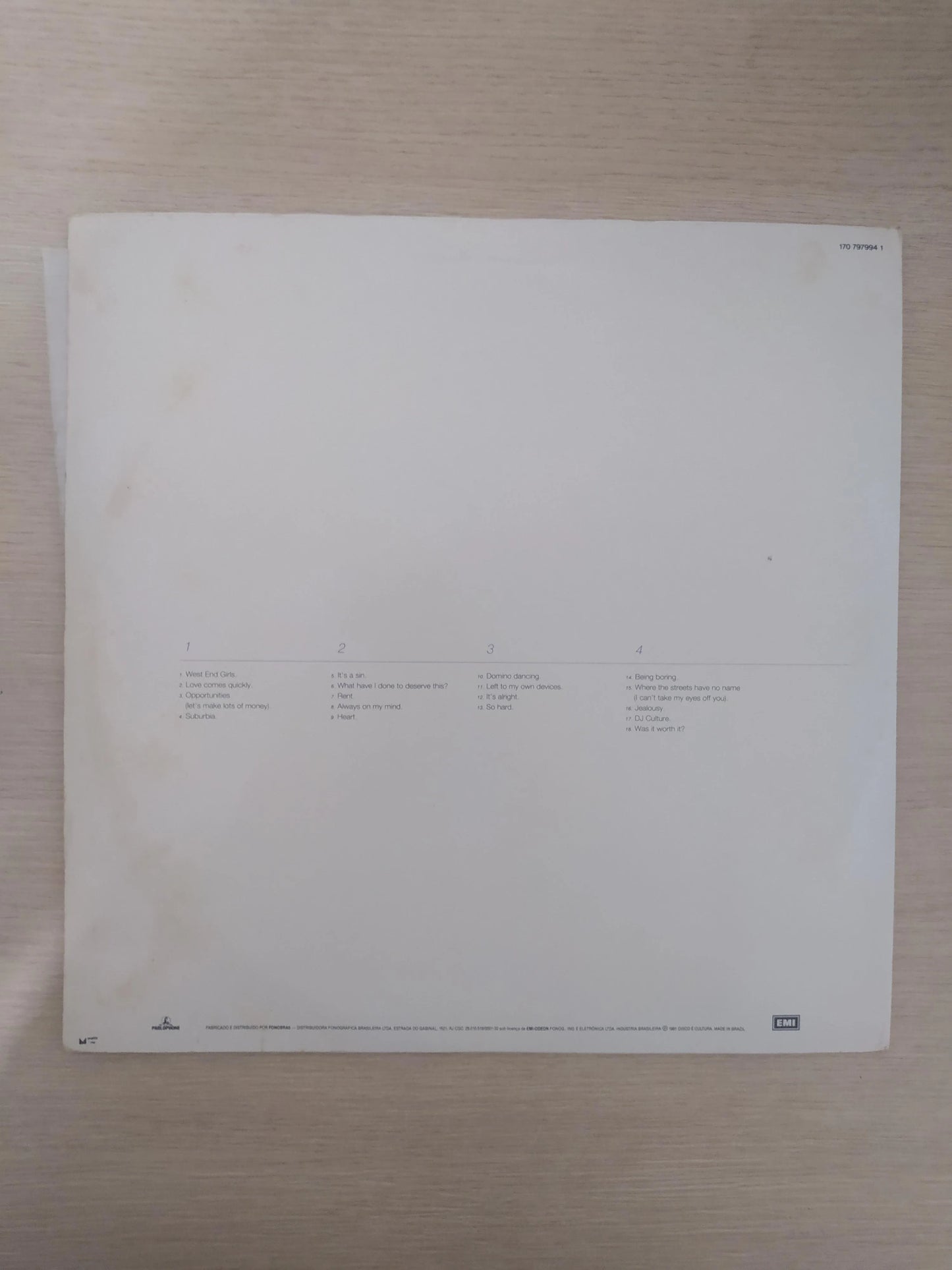 Lp Vinil Pet Shop Boys Discography Singles Duplo C Encartes